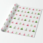 Christmas Tree Wrapping Paper Geschenkpapier (Ungerollt)