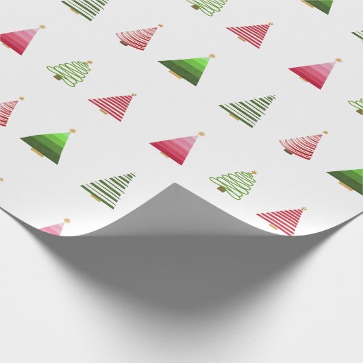 Christmas Tree Wrapping Paper Geschenkpapier (Ecke)