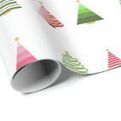 Christmas Tree Wrapping Paper Geschenkpapier (Rolleneckpunkt)