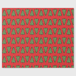 Christmas Tree Wrapping Paper Geschenkpapier