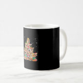 Christmas Tree Xmas Lights Chihuahua Classic T-Shi Kaffeetasse (VorderseiteRechts)