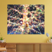 Christmas Treehouse Canvas Print Leinwanddruck (Insitu (Wohnzimmer))