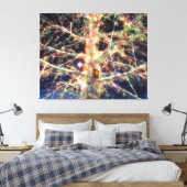 Christmas Treehouse Canvas Print Leinwanddruck (Insitu (Schlafzimmer))