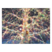 Christmas Treehouse Tablecloth Tischdecke (Vorderseite (Horizontal))