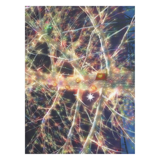 Christmas Treehouse Tablecloth Tischdecke (Vorderseite)