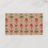 Christmas Trees 3 Visitenkarte (Rückseite)