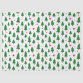 Christmas Trees and Stars Seidenpapier (Vorderseite)