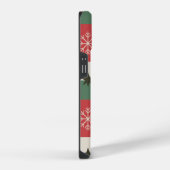 Christmas trees and white snow iPhone hülle (Rechte Seite)