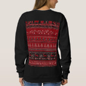 Christmas trees deer sweat-shirt for woman  sweatshirt (Rückseite)