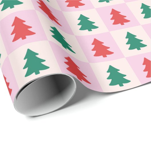 Christmas Trees Geschenkpapier (Rolleneckpunkt)