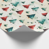 Christmas trees geschenkpapier (Ecke)