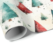 Christmas trees geschenkpapier (Rolleneckpunkt)