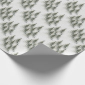 Christmas trees in the Woods Geschenkpapier (Ecke)