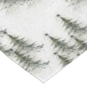 Christmas trees in the Woods Kurzer Tischläufer (Ecke)