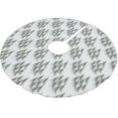 Christmas trees in the Woods Polyester Weihnachtsbaumdecke (Schrägansicht)