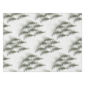 Christmas trees in the Woods Tischdecke (Vorderseite (Horizontal))