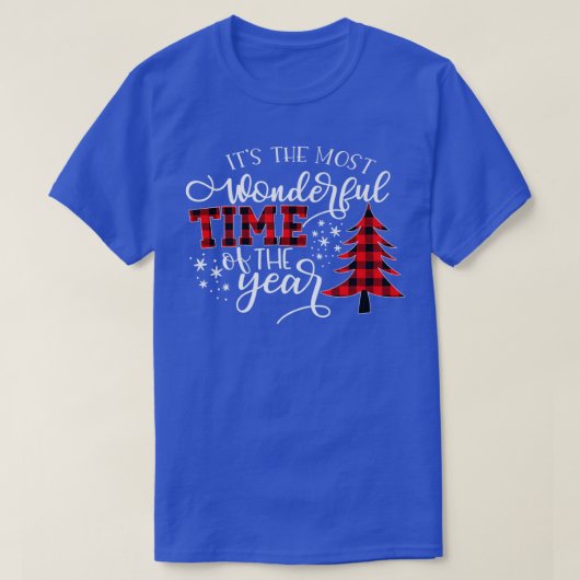 Christmas Trees Its The Most Wonderful Time Of The T-Shirt (Design vorne)