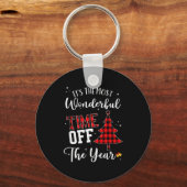 Christmas Trees It's The Most Wonderful Time Off T Schlüsselanhänger (Vorderseite)