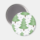Christmas Trees Magnet (Vorderseite/Rückseite)