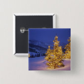 Christmas trees, Park City, Wastch Mountains, Button (Vorne & Hinten)