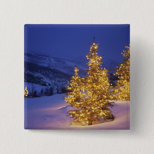 Christmas trees, Park City, Wastch Mountains, Button (Vorderseite)