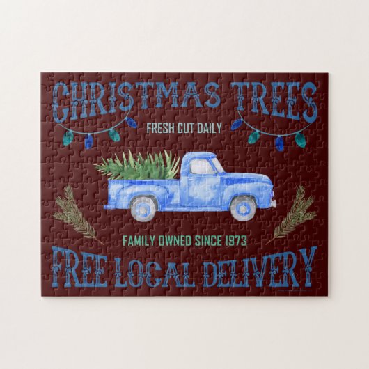 CHRISTMAS TREES PUZZLE (Horizontal)