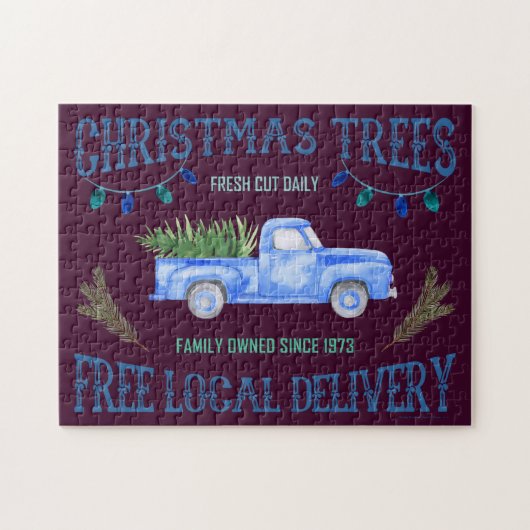 CHRISTMAS TREES PUZZLE (Horizontal)
