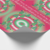 Christmas Trees Wrapping Paper Geschenkpapier (Ecke)