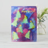 CHRISTMAS TREM - PARTY EINLADUNG (Stehend Vorderseite)