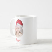 Christmas Trendy Einfache Niedliche Weihnachtsmann Kaffeetasse (Vorderseite Links)