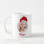 Christmas Trendy Einfache Niedliche Weihnachtsmann Kaffeetasse (Links)