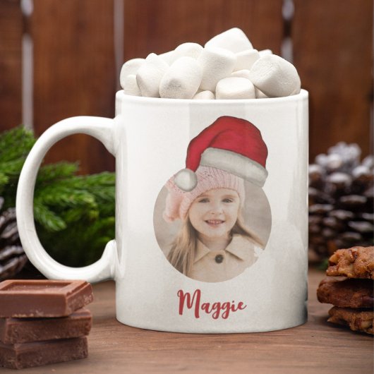 Christmas Trendy Einfache Niedliche Weihnachtsmann Kaffeetasse
