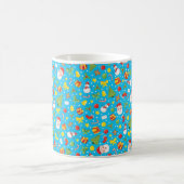 Christmas Tropical Blue Tasse (Mittel)