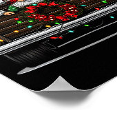 Christmas Truck Cute Gnome Poster (Ecke)