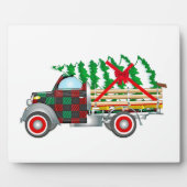 Christmas Truck Fotoplatte (Vorderseite)