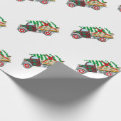 Christmas Truck Geschenkpapier (Ecke)