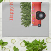 Christmas Truck Geschirrtuch (Gefaltet)