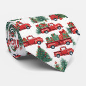 Christmas Truck Krawatte (Gerollt)