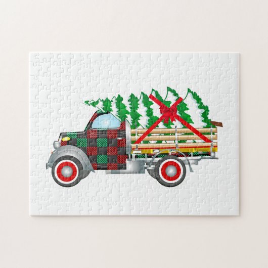 Christmas Truck Puzzle (Horizontal)