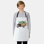 Christmas Truck Schürze (Getragen)