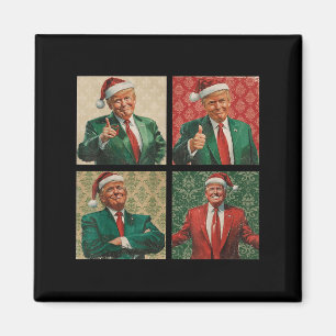 Christmas Trump, Merry Vibes, mein Präsident, 2024 Magnet
