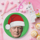 CHRISTMAS TRUMP PAPER PLATES  PAPPTELLER (Party)