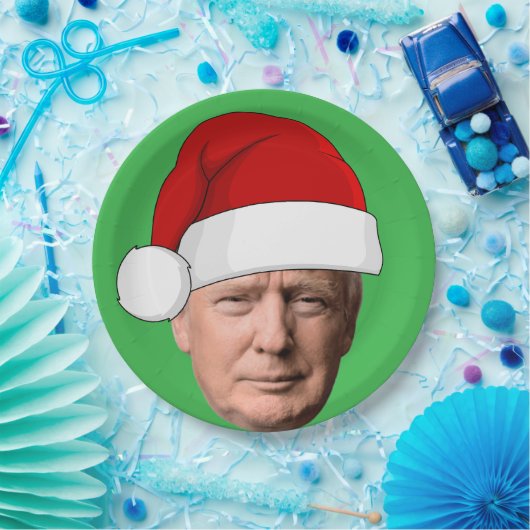 CHRISTMAS TRUMP PAPIERPLATTEN PAPPTELLER (Party)