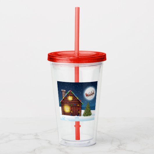 Christmas Tumbler Acryltrinkbecher (Vorderseite)