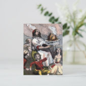 "Christmas Turkey" Vintage Feiertagspostkarte (Stehend Vorderseite)