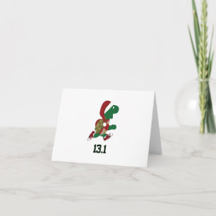 Christmas Turtle runner 13.1 Feiertagskarte