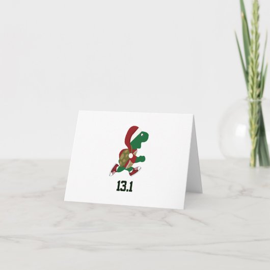 Christmas Turtle runner 13.1 Feiertagskarte (Vorderseite)