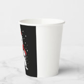 Christmas Turtle with Santa Hat Coffee Lover Funny Pappbecher (Links)