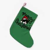 Christmas Tuxedo Cat Kleiner Weihnachtsstrumpf (Vorderansicht (hängend))