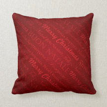 CHRISTMAS TYPOGRAPHIE | PILLOW